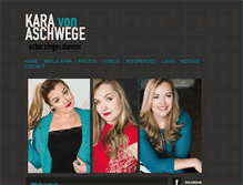 Tablet Screenshot of karavonaschwege.com